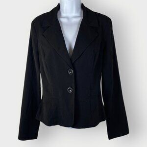 Share Vtg 90s Y2K B Wear Byer Blazer | M | Black Cinch Waist | Career Office